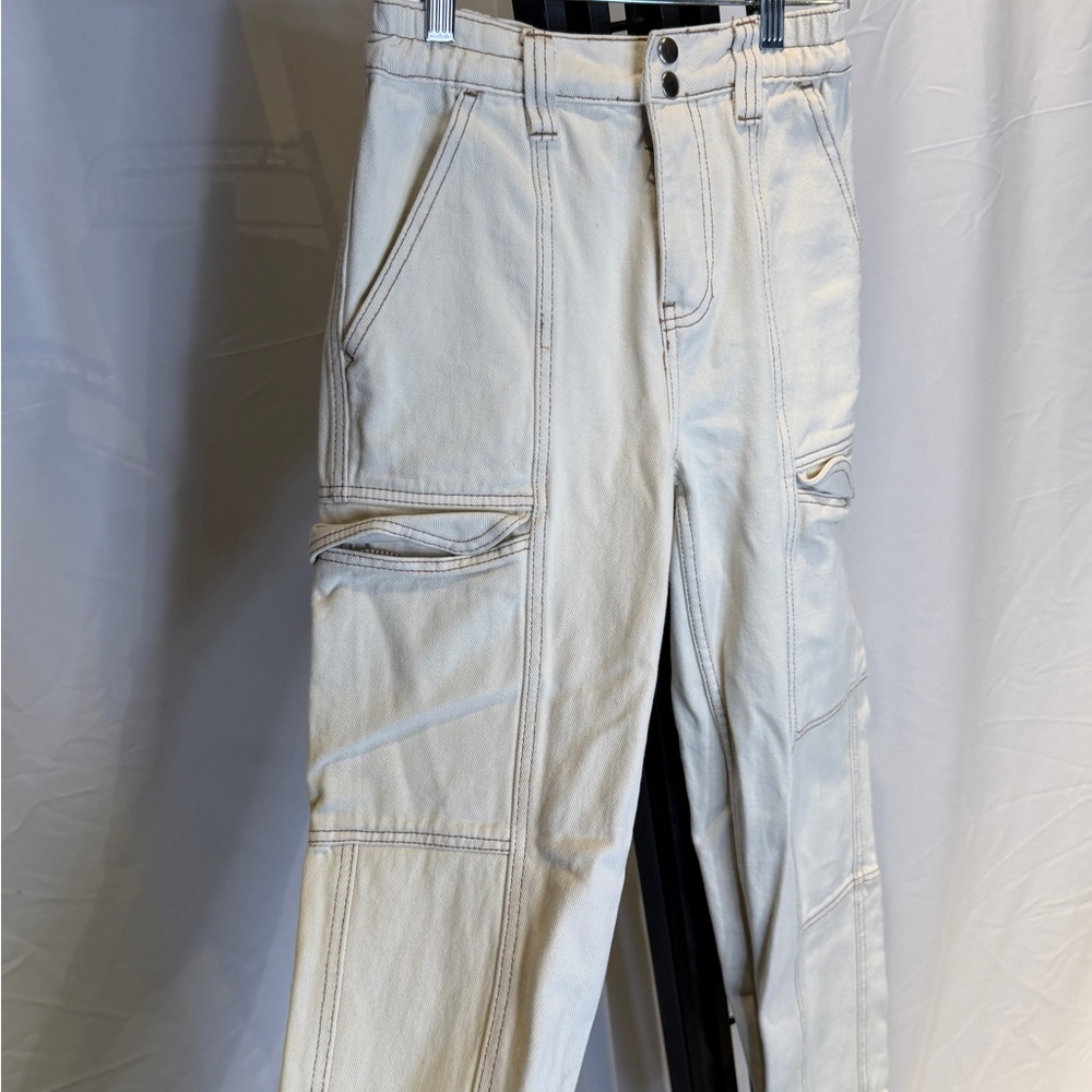 PacSun Cream Straight Leg Pants‎ - Picture 2 of 6